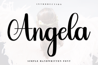 Angela Font: Elegant Typeface for Creative Design Projects