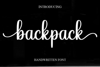 Backpack Font: Bold and Playful Typography for Creative Designs