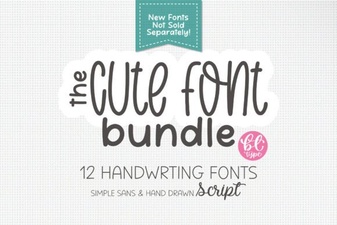 The Cute Handwriting Bundle Font for Creative Projects